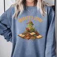 Unearth a Story Dinosaur Reading Books Summer 2026 Comfort Colors Sweatshirt Denim Unearth a Story Dinosaur Reading Books Summer 2026 Comfort Colors Sweatshirt Denim