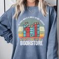 If You Walk A Mile In My Shoes You'Ll End Bookstore Reading Comfort Colors Sweatshirt Denim If You Walk A Mile In My Shoes You'Ll End Bookstore Reading Comfort Colors Sweatshirt Denim