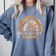 Wild About Reading Books Reader Lover Bookworm Librarian Comfort Colors Sweatshirt Denim Wild About Reading Books Reader Lover Bookworm Librarian Comfort Colors Sweatshirt Denim