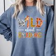 Wild About Reading Books Reader Teachers Kids Librarian Comfort Colors Sweatshirt Denim Wild About Reading Books Reader Teachers Kids Librarian Comfort Colors Sweatshirt Denim