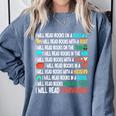 I Will Read Books On A Boat & Everywhere Reading Book Comfort Colors Sweatshirt Denim I Will Read Books On A Boat & Everywhere Reading Book Comfort Colors Sweatshirt Denim