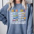 I Will Read Books On A Boat Fun Reading Lover Comfort Colors Sweatshirt Denim