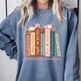 Women Of The Bible Christian Books Full Color Comfort Colors Sweatshirt Denim