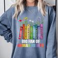 Women Floral Book Big Fan Of Human Rights Liberal Protest Comfort Colors Sweatshirt Denim Women Floral Book Big Fan Of Human Rights Liberal Protest Comfort Colors Sweatshirt Denim