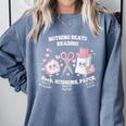 Women's Nothing Beats Reading Book Lover Statement Comfort Colors Sweatshirt Denim Women's Nothing Beats Reading Book Lover Statement Comfort Colors Sweatshirt Denim