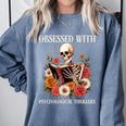Women's Psychological Thriller Book Reader Lover Comfort Colors Sweatshirt Denim Women's Psychological Thriller Book Reader Lover Comfort Colors Sweatshirt Denim
