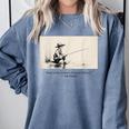 Work Is For Suckers I’m Goin’ Fishin’ Twain Sawyer Book Day Comfort Colors Sweatshirt Denim Work Is For Suckers I’m Goin’ Fishin’ Twain Sawyer Book Day Comfort Colors Sweatshirt Denim