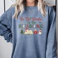 Xmas Books Tis The Season To Be Reading Book Lover Comfort Colors Sweatshirt Denim Xmas Books Tis The Season To Be Reading Book Lover Comfort Colors Sweatshirt Denim