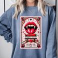 Yes Sir The Good-Girl The Good-Girl Tarot Card Smut Book Comfort Colors Sweatshirt Denim