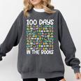 100 Days In The Books English Reading Teacher 100th Day Kids Comfort Colors Sweatshirt Pepper 100 Days In The Books English Reading Teacher 100th Day Kids Comfort Colors Sweatshirt Pepper