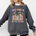 100 Days In The Books Reading Teacher 100th Day Of School Comfort Colors Sweatshirt Pepper 100 Days In The Books Reading Teacher 100th Day Of School Comfort Colors Sweatshirt Pepper