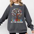 100 Days Of School 100th Day In The Books Reading Teacher Comfort Colors Sweatshirt Pepper 100 Days Of School 100th Day In The Books Reading Teacher Comfort Colors Sweatshirt Pepper