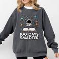 100 Days Smarter Astronaut Book 100th Day Girls Kids Women Comfort Colors Sweatshirt Pepper 100 Days Smarter Astronaut Book 100th Day Girls Kids Women Comfort Colors Sweatshirt Pepper