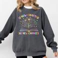 12 New Chapters 365 New Chances New Year Reading Book Tee Comfort Colors Sweatshirt Pepper