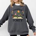 1986 Chapter Forty 40th Birthday Wildflower Book Comfort Colors Sweatshirt Pepper 1986 Chapter Forty 40th Birthday Wildflower Book Comfort Colors Sweatshirt Pepper