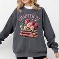 22nd Birthday Chapter 22 Birthday Shirt Women Book Lover Comfort Colors Sweatshirt Pepper