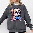 Adorable Book Lover Bulldog With Reading Glasses Cute Raglan Baseball Tee Comfort Colors Sweatshirt Pepper Adorable Book Lover Bulldog With Reading Glasses Cute Raglan Baseball Tee Comfort Colors Sweatshirt Pepper