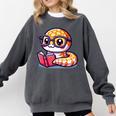 Adorable Book Lover Rattlesnake With Reading Glasses Cute Comfort Colors Sweatshirt Pepper Adorable Book Lover Rattlesnake With Reading Glasses Cute Comfort Colors Sweatshirt Pepper