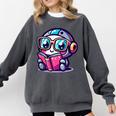 Adorable Book Lover Robot With Reading Glasses Cute Comfort Colors Sweatshirt Pepper Adorable Book Lover Robot With Reading Glasses Cute Comfort Colors Sweatshirt Pepper