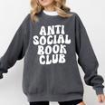 Anti-Social Book Club Comfort Colors Sweatshirt Pepper