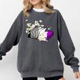 Asexual Book Lover LGBT Reading Pride Ace Flag Daisy Comfort Colors Sweatshirt Pepper Asexual Book Lover LGBT Reading Pride Ace Flag Daisy Comfort Colors Sweatshirt Pepper