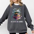 Im With The Banned Book Readers Librarians Read Banned Books Comfort Colors Sweatshirt Pepper Im With The Banned Book Readers Librarians Read Banned Books Comfort Colors Sweatshirt Pepper