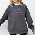 My Book Boyfriend Would Never Dark Romance Comfort Colors Sweatshirt Pepper
