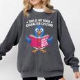This Is My Book Character Costume Cute Pigeon Kids Reading Comfort Colors Sweatshirt Pepper This Is My Book Character Costume Cute Pigeon Kids Reading Comfort Colors Sweatshirt Pepper