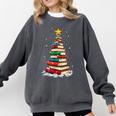 Book Christmas Tree Book Lover Teacher Librarian Comfort Colors Sweatshirt Pepper Book Christmas Tree Book Lover Teacher Librarian Comfort Colors Sweatshirt Pepper