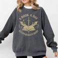 A Book A Day Keeps Reality Away Reading Escape Quote Comfort Colors Sweatshirt Pepper