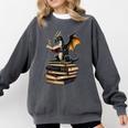 Book Dragon Comfort Colors Sweatshirt Pepper Book Dragon Comfort Colors Sweatshirt Pepper