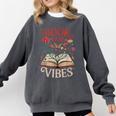 Book Fair Vibes Comfort Colors Sweatshirt Pepper Book Fair Vibes Comfort Colors Sweatshirt Pepper