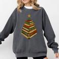 Book Lover Christmas Graphic For Librarians Comfort Colors Sweatshirt Pepper Book Lover Christmas Graphic For Librarians Comfort Colors Sweatshirt Pepper