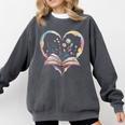 Book Lover Heart Shaped Reading Art Bookworm Comfort Colors Sweatshirt Pepper Book Lover Heart Shaped Reading Art Bookworm Comfort Colors Sweatshirt Pepper