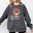 Book Lover Reading Platypus Comfort Colors Sweatshirt Pepper