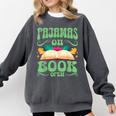 Book And Pajama Pajamas On Book Open Comfort Colors Sweatshirt Pepper Book And Pajama Pajamas On Book Open Comfort Colors Sweatshirt Pepper