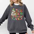 Book Tree All Is Calm Said No Teacher Ever Christmas Comfort Colors Sweatshirt Pepper