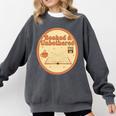 Booked & Unbothered Book Lover Tee Comfort Colors Sweatshirt Pepper