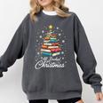 All Booked For Christmas Book Christmas Book Lover Librarian Comfort Colors Sweatshirt Pepper All Booked For Christmas Book Christmas Book Lover Librarian Comfort Colors Sweatshirt Pepper