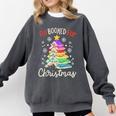 All Booked For Christmas Book Lovers Xmas Tree Women Comfort Colors Sweatshirt Pepper All Booked For Christmas Book Lovers Xmas Tree Women Comfort Colors Sweatshirt Pepper