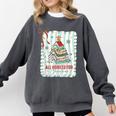 All Booked For Christmas Book Xmas Tree Coquette Bow Lights Comfort Colors Sweatshirt Pepper All Booked For Christmas Book Xmas Tree Coquette Bow Lights Comfort Colors Sweatshirt Pepper