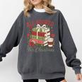 All Booked For Christmas Coquette Xmas Book Club Book Lovers Comfort Colors Sweatshirt Pepper All Booked For Christmas Coquette Xmas Book Club Book Lovers Comfort Colors Sweatshirt Pepper