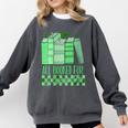 All Booked For St Patrick's Day Book Lover Lucky Shamrock Comfort Colors Sweatshirt Pepper All Booked For St Patrick's Day Book Lover Lucky Shamrock Comfort Colors Sweatshirt Pepper