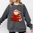 All Booked For Valentine’s Day Reading Teacher Comfort Colors Sweatshirt Pepper All Booked For Valentine’s Day Reading Teacher Comfort Colors Sweatshirt Pepper