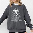 Bookish Dragon Book Club Reading Its Too Nonfictiony Outside Comfort Colors Sweatshirt Pepper