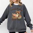 Bookish Feral Moms Book Club Raccoon Mother's Day Bookworm Comfort Colors Sweatshirt Pepper Bookish Feral Moms Book Club Raccoon Mother's Day Bookworm Comfort Colors Sweatshirt Pepper