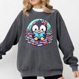 Bookish Penguin Heart A Readers Love Penguins Comfort Colors Sweatshirt Pepper Bookish Penguin Heart A Readers Love Penguins Comfort Colors Sweatshirt Pepper