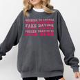 Bookish Romance Tropes Book Club Reader Spicy Book Lover Comfort Colors Sweatshirt Pepper