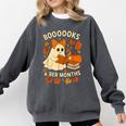 Books And BER Months Fall Librarian Reading Halloween Comfort Colors Sweatshirt Pepper Books And BER Months Fall Librarian Reading Halloween Comfort Colors Sweatshirt Pepper