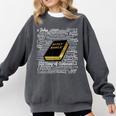 Books Of The Bible Comfort Colors Sweatshirt Pepper
